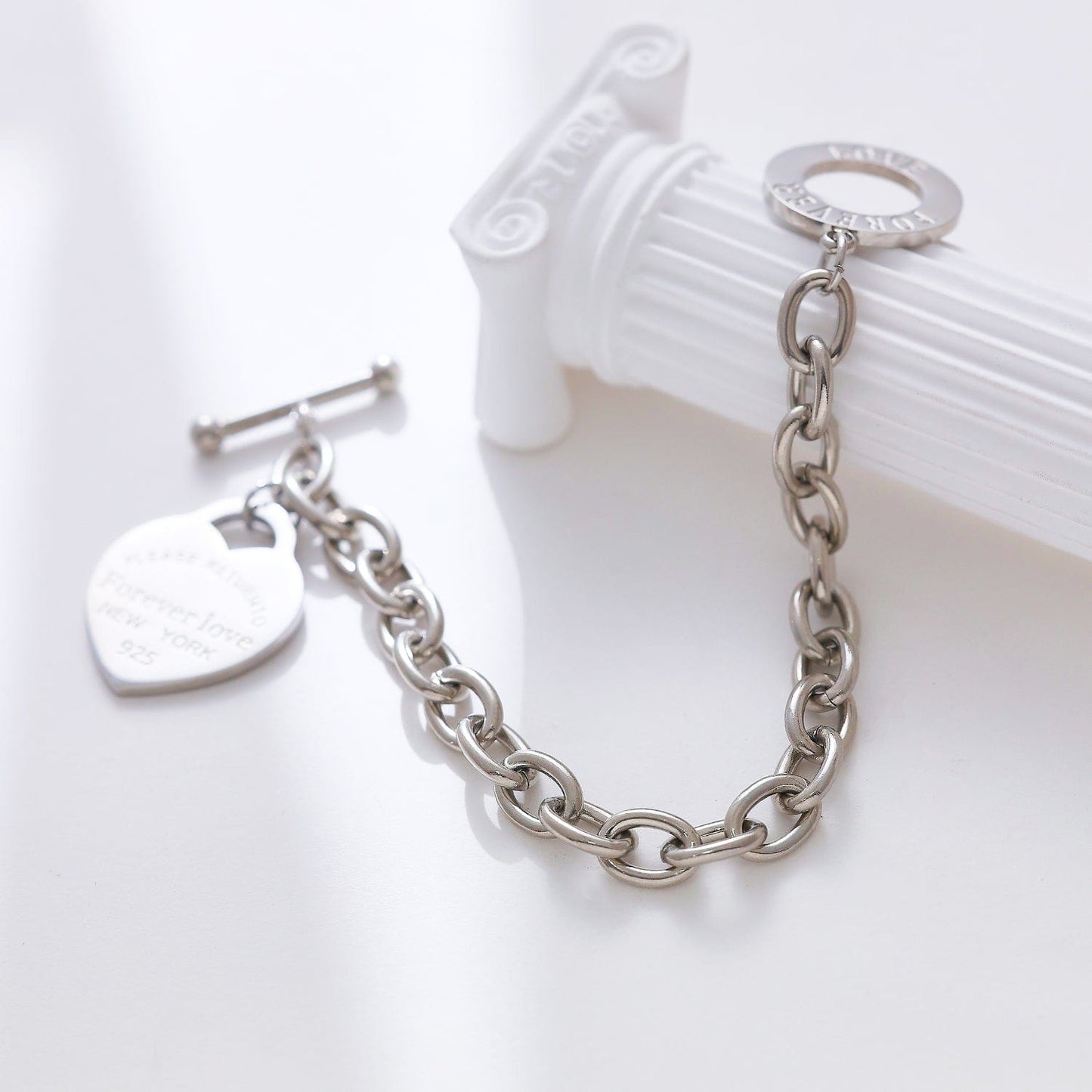 Luxoria® Heart Tag Anklet