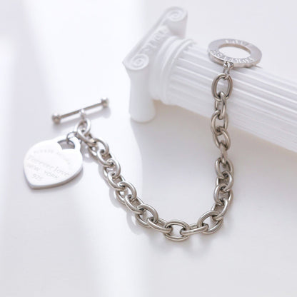 Luxoria® Heart Tag Anklet